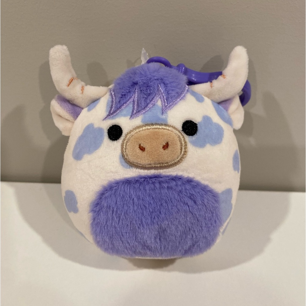 Squishmallow Conway the Cow Clip NWT